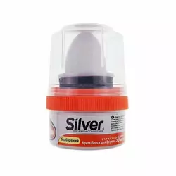Крем-блиск Silver стакан безбарвний 50 мл (12шт) Крем-блиск Silver стакан безбарвний 50 мл (12шт)