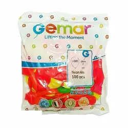 Повітряні кульки Gemar АF70 NEON 100шт Повітряні кульки Gemar АF70 NEON 100шт