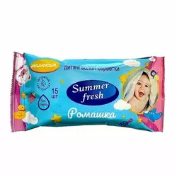 Вологі серветки SummerFresh 15 шт (20шт) Вологі серветки SummerFresh 15 шт (20шт)