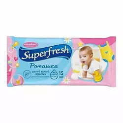 Вологі серветки Superfresh 15 шт (20шт) Вологі серветки Superfresh 15 шт (20шт)