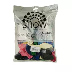 Кульки повітряні SHOW РН-43 Мікс Фрази 100 шт Кульки повітряні SHOW РН-43 Мікс Фрази 100 шт