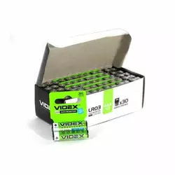 Батарейки Videx Alkiline RL3 ААА на блістері (60шт) Батарейки Videx Alkiline RL3 ААА на блістері (60шт)