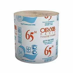 Туалетний папір Обухів 65 м (8шт) Туалетний папір Обухів 65 м (8шт)