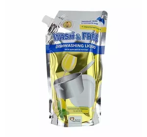 Засіб для миття посуду Wash&Free 0.5 л Засіб для миття посуду Wash&Free 0.5 л