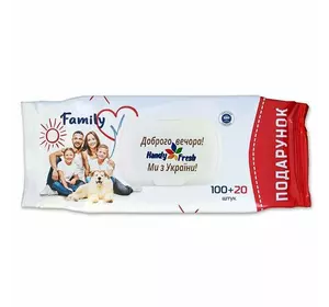 Вологі серветки Handy Frash 120 шт Вологі серветки Handy Frash 120 шт