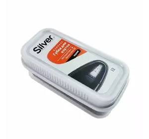 Губка Silver для шкіряного взуття широка чорна (6шт) Губка Silver для шкіряного взуття широка чорна (6шт)