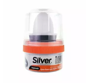 Крем-блиск Silver стакан чорний 50 мл (12шт) Крем-блиск Silver стакан чорний 50 мл (12шт)