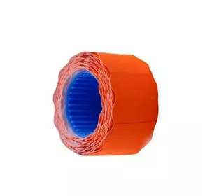 Цінник фігурний 26х12 мм 500шт Помаранчевий (6шт) Цінник фігурний 26х12 мм 500шт Помаранчевий (6шт)