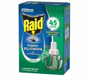 Рідина для фумігатора Raid 45 ночей Рідина для фумігатора Raid 45 ночей