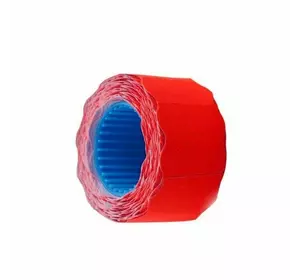 Цінник фігурний 26х12 мм 500шт Червоний  (6шт) Цінник фігурний 26х12 мм 500шт Червоний  (6шт)