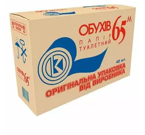 Туалетний папір Обухів 65 м (48шт) Туалетний папір Обухів 65 м (48шт)