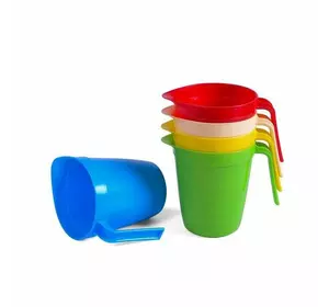 Кружка мірна кольорова МЕД 1000 мл (5шт) Кружка мірна кольорова МЕД 1000 мл (5шт)